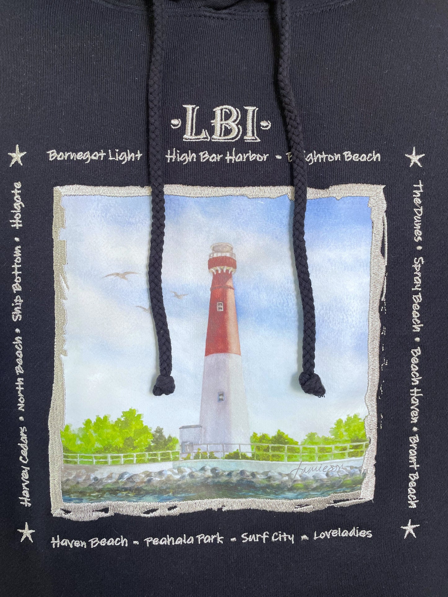 LBI Navy Pullover Hoodie