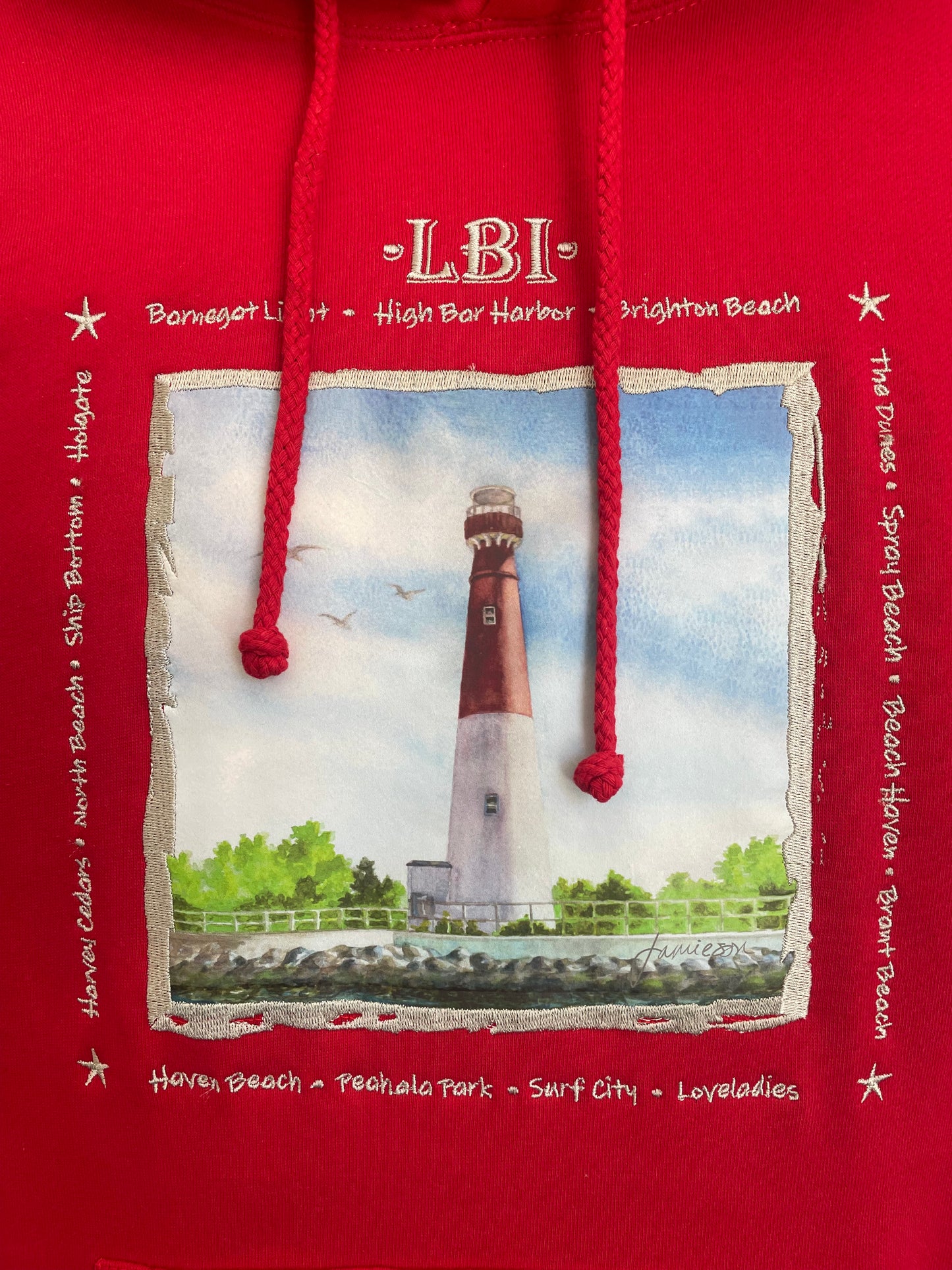 LBI Red Pullover Hoodie