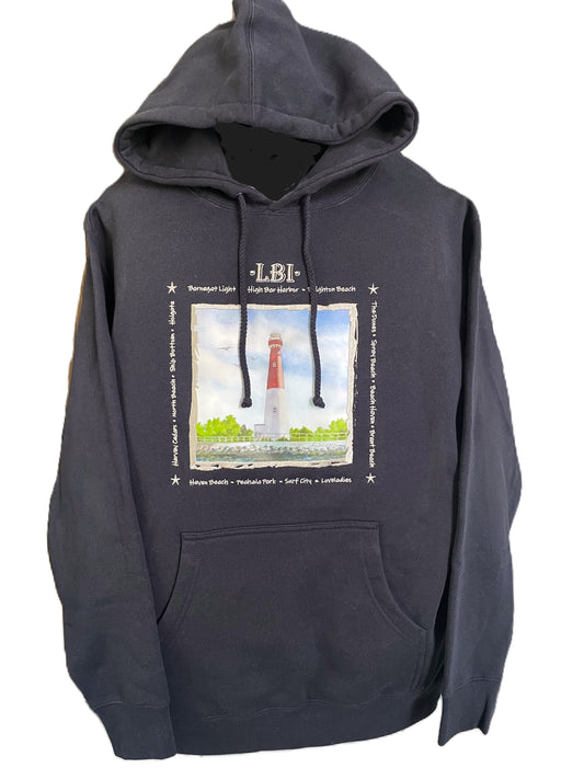LBI Navy Pullover Hoodie