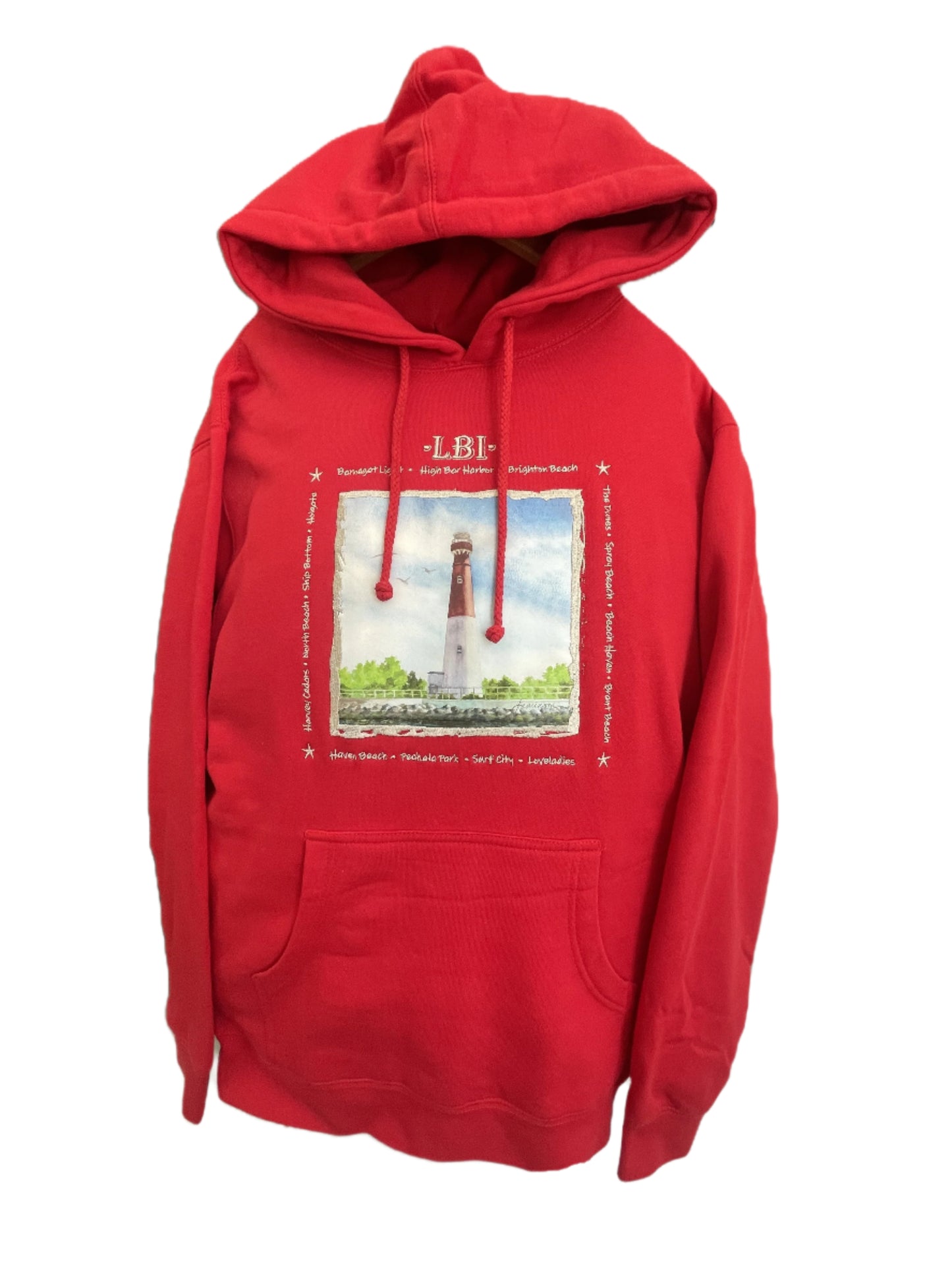 LBI Red Pullover Hoodie