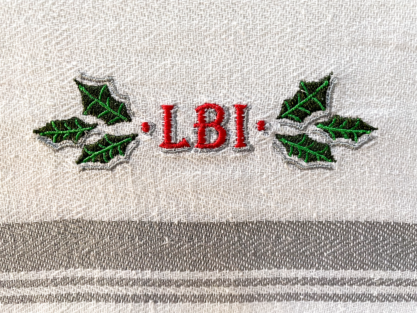 LBI Holiday Tea Towel- Free Shipping